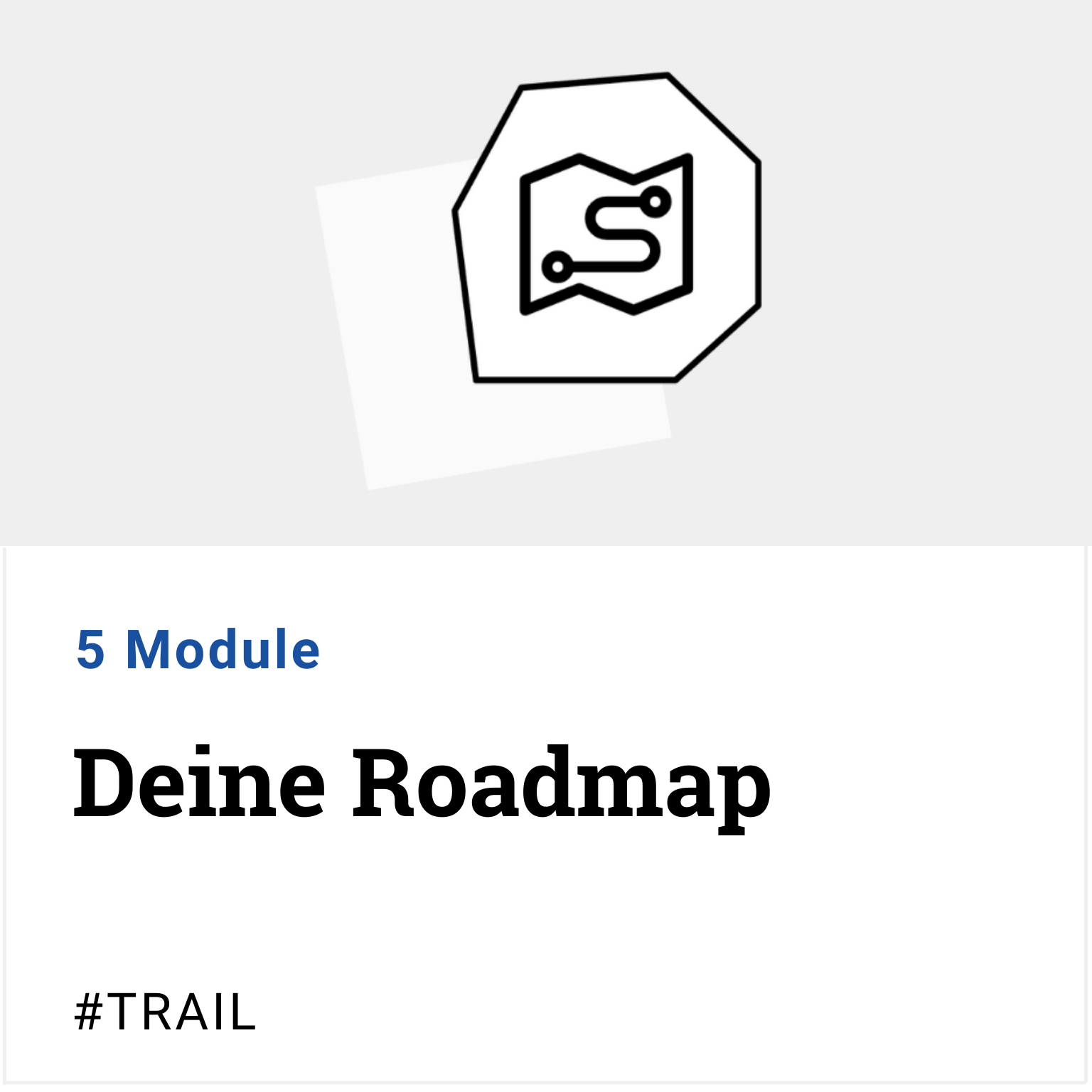 #Trail Deine Roadmap 5 Module